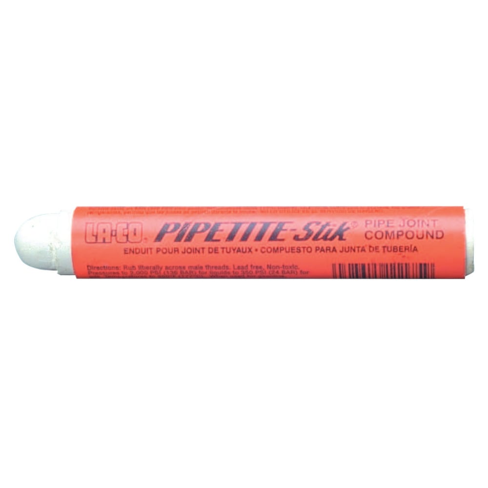 Pipetite-Stik Pipe Thread Compounds, 4 oz Stick, Off-White