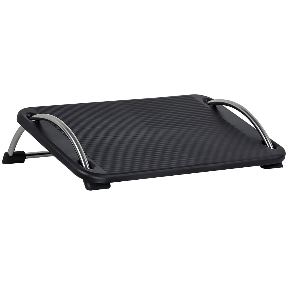 Mount-It! Tilting Under Desk Footrest, 17in x 11in, Black