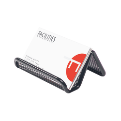 Office Depot Brand Mesh Business Card Holder, Black
