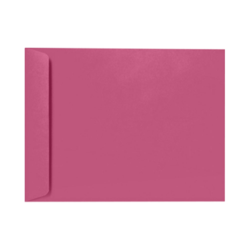 LUX Open-End 10in x 13in Envelopes, Peel & Press Closure, Magenta, Pack Of 250