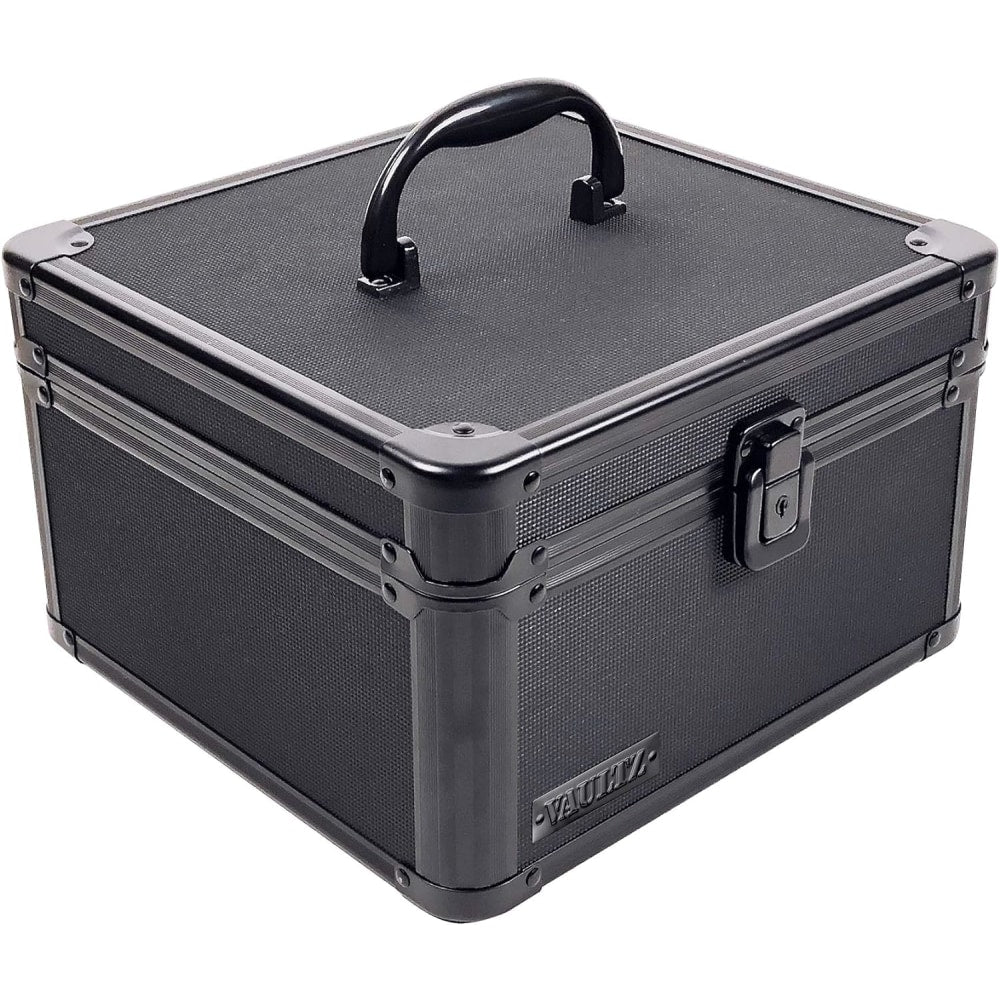 Vaultz Divided Storage Square, 6-1/4inH x 10-1/4inW x 10-1/4inL, Tactical Black