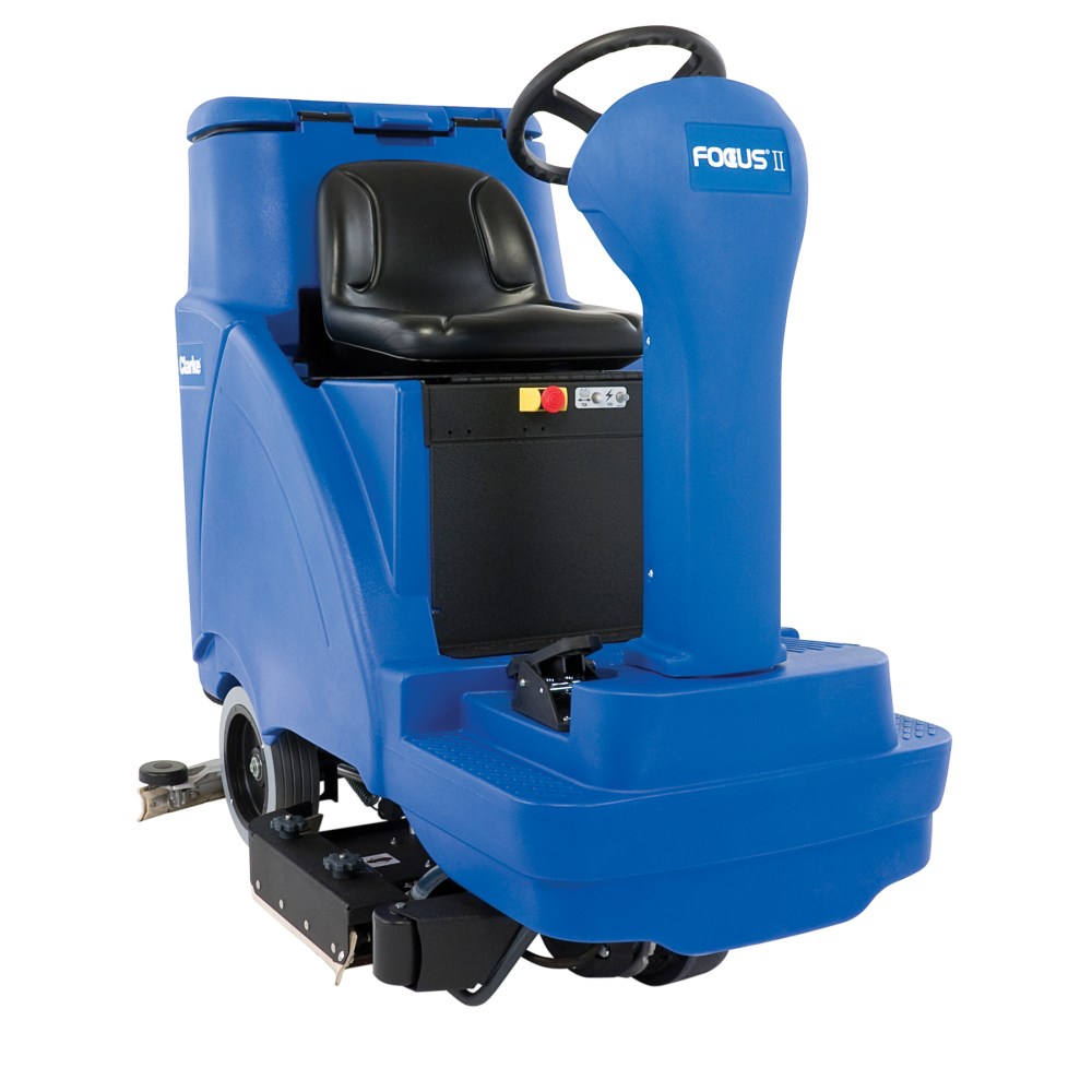 Clarke Floor Scrubber, Focus II Rider, 28in