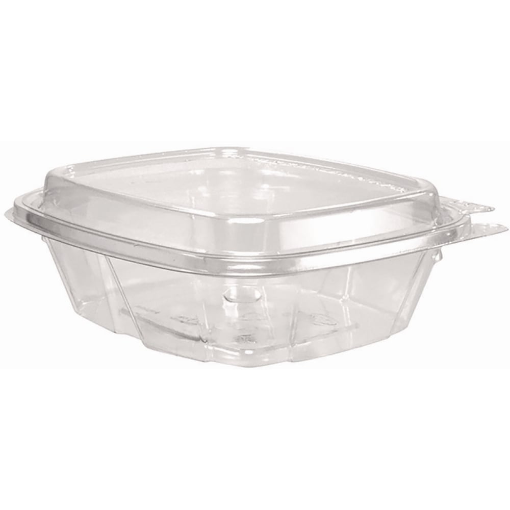 Dart ClearPac SafeSeal Tamper-Resistant Containers, 8 Oz, 1-15/16inHx4-15/16inWx5-1/2inD, Clear, 100 Containers Per Bag, Carton Of 2 Bags - CH8DED
