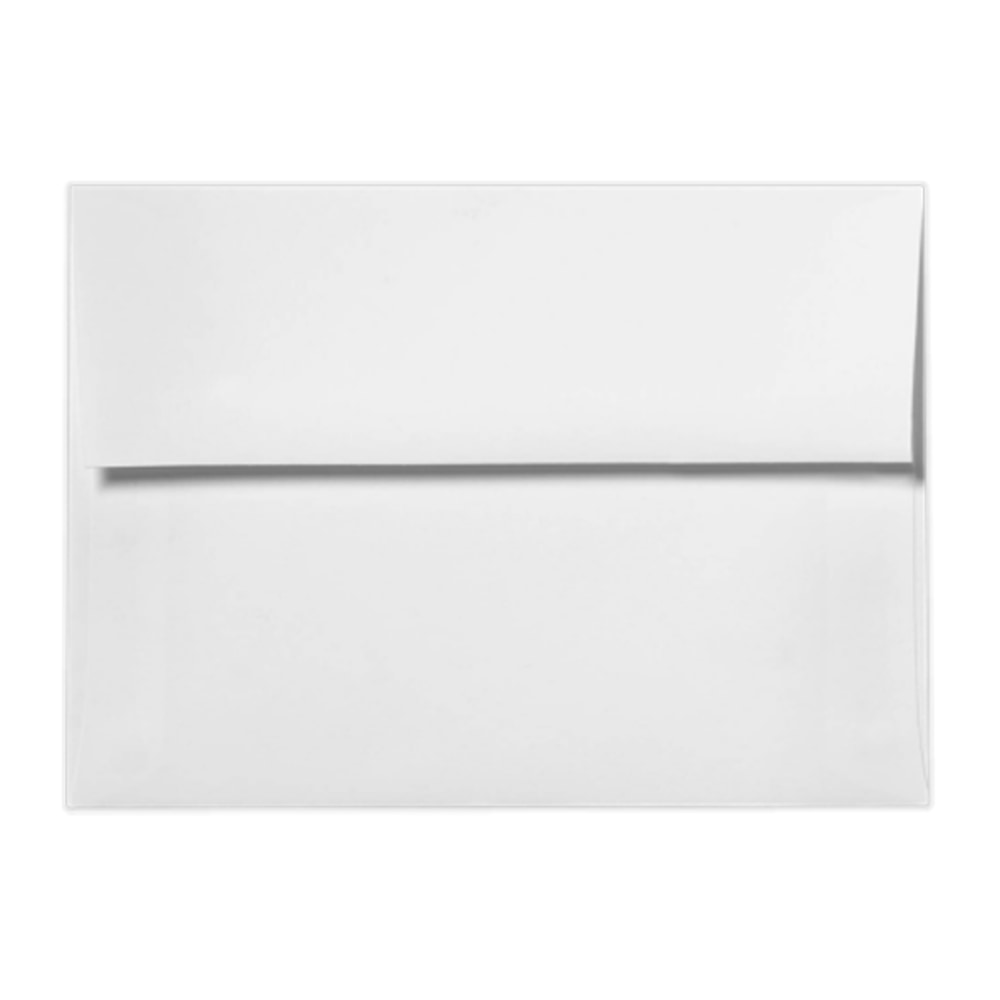 LUX Invitation Envelopes, A9, Peel & Press Closure, White, Pack Of 1,000