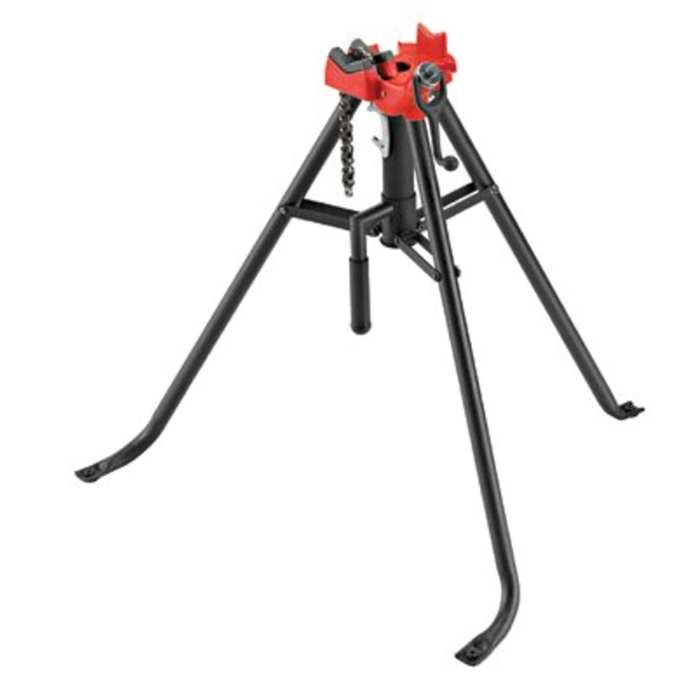 RIDGID Tri-Stand Chain Vises, 1/8 in - 2 1/2 in Pipe Cap