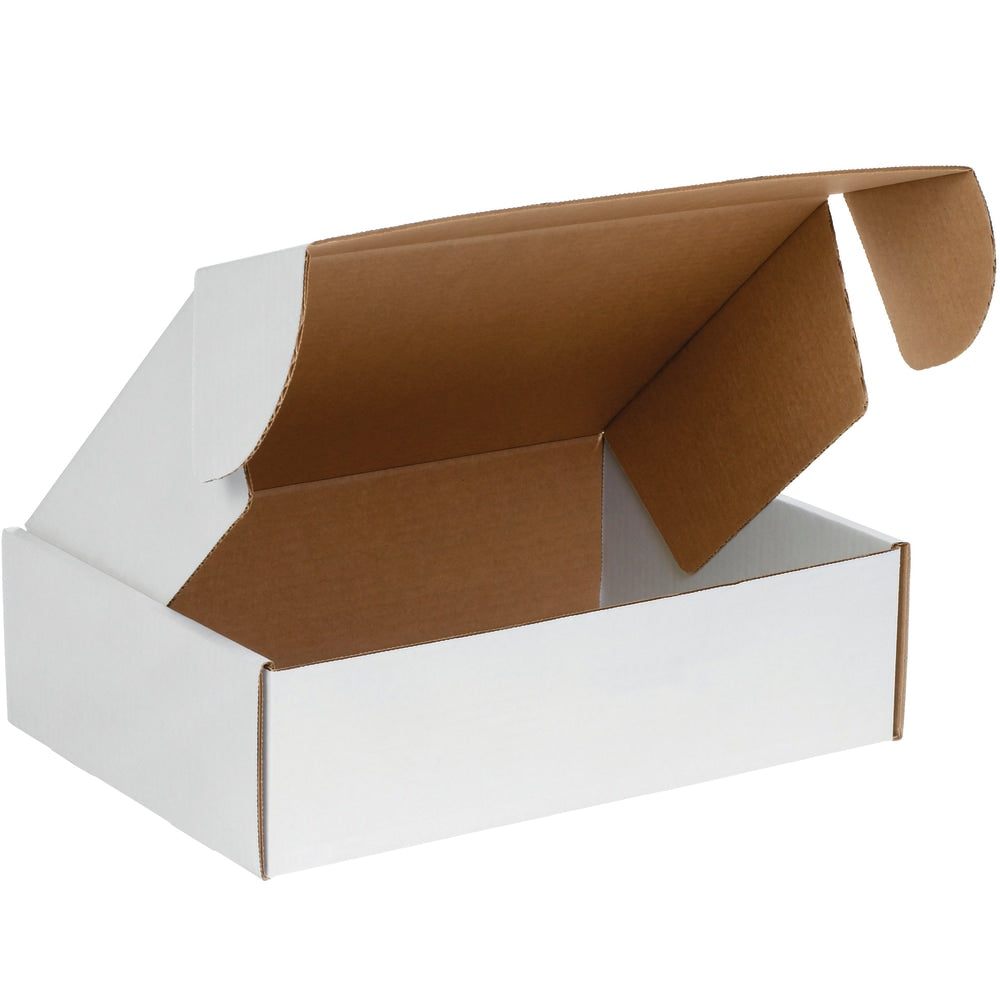 Partners Brand Deluxe Literature Mailers, 24in x 18in x 6in, White, Pack Of 25