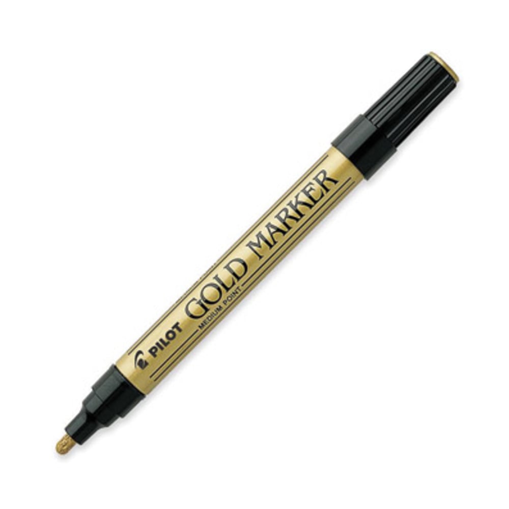 Pilot Creative Permanent Markers - Gold Ink - Gold Barrel - 1 Each