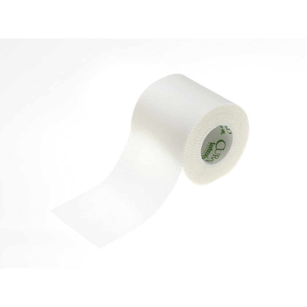 CURAD Cloth Silk Adhesive Tape, 2in x 10 Yd., White, Box Of 6
