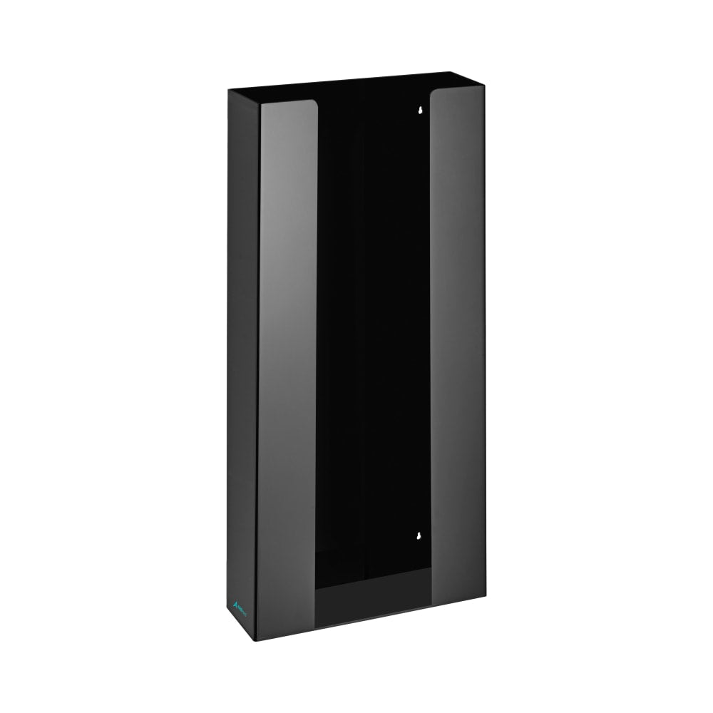 Alpine AdirMed Quad Box Capacity Acrylic Glove Dispensers, 21-1/8inH x 10-1/4inW x 3-1/2inD, Black