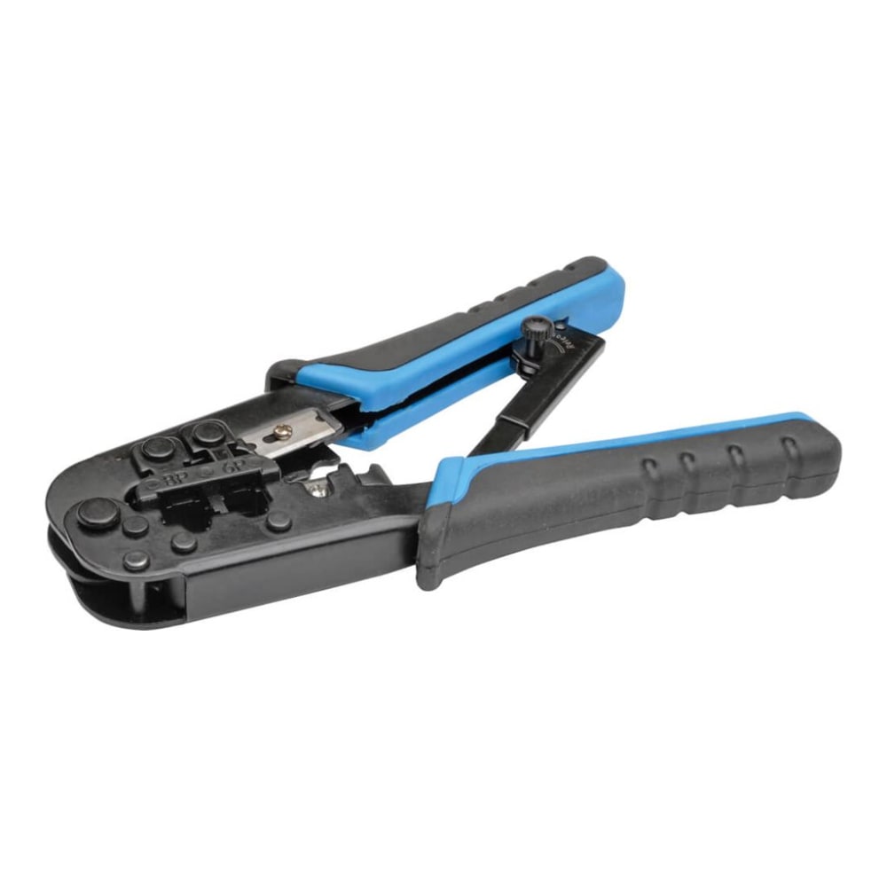 Eaton Tripp Lite Series RJ11 RJ12 RJ45 Crimping Tool with Cable Stripper Cat5e Cat6 - Crimp tool