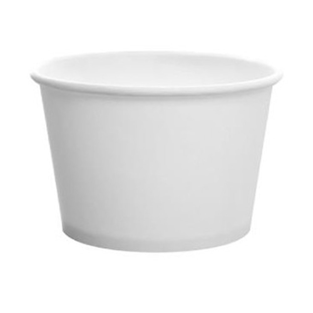 Karat Lined Paper Food Cups, 8 Oz, White, Case Of 1,000 Cups