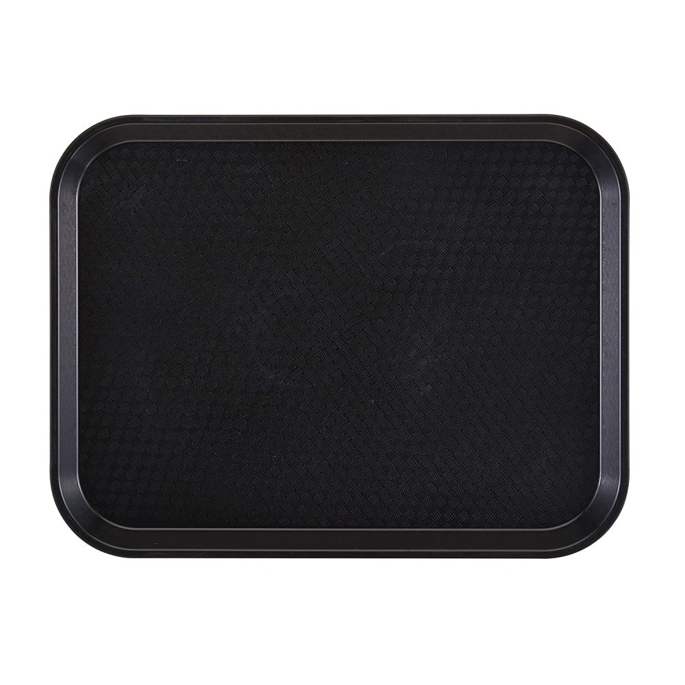Cambro Fast Food Trays, 10in x 14in, Black, Pack Of 24 Trays