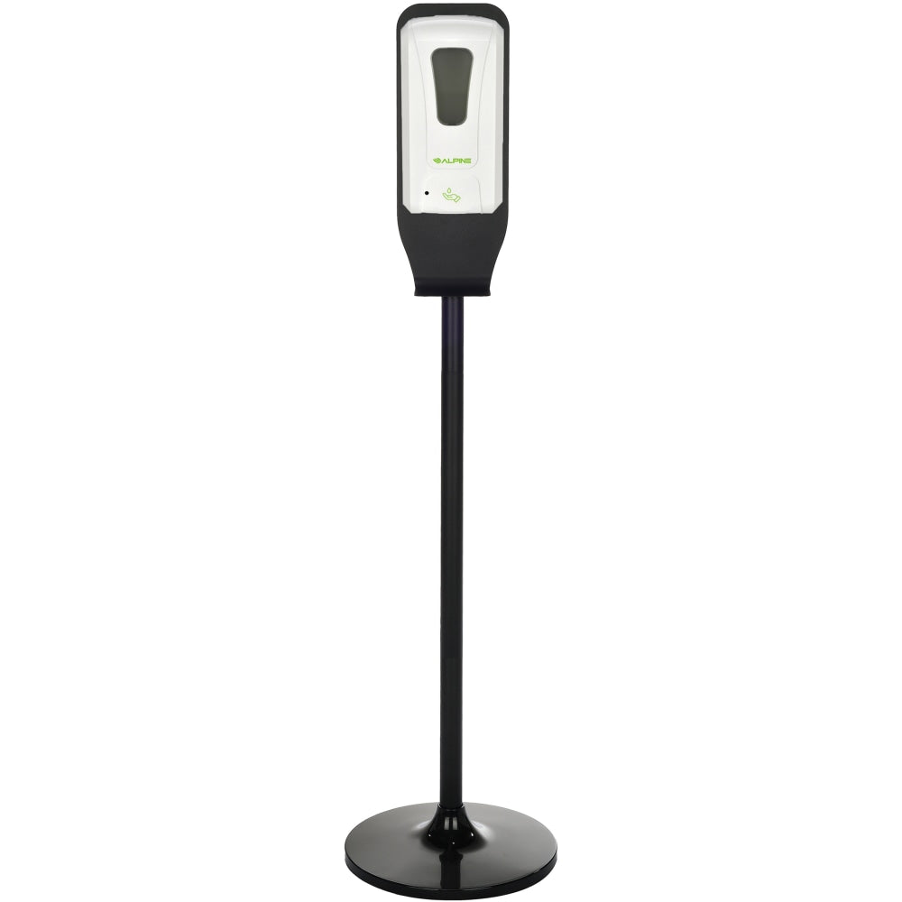 Alpine Automatic Foam Hand Sanitizer Dispenser With Floor Stand, White