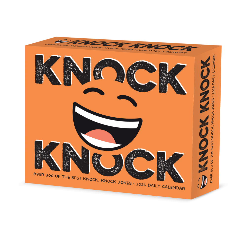 2026 Willow Creek Press Page-A-Day Daily Desk Calendar, 6-1/4in x 5-1/2in, Knock Knock, January To December, 54260