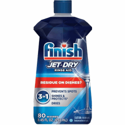 Finish Jet-Dry Rinse Aid - 8.45 oz (0.53 lb) - 1 Each - Blue