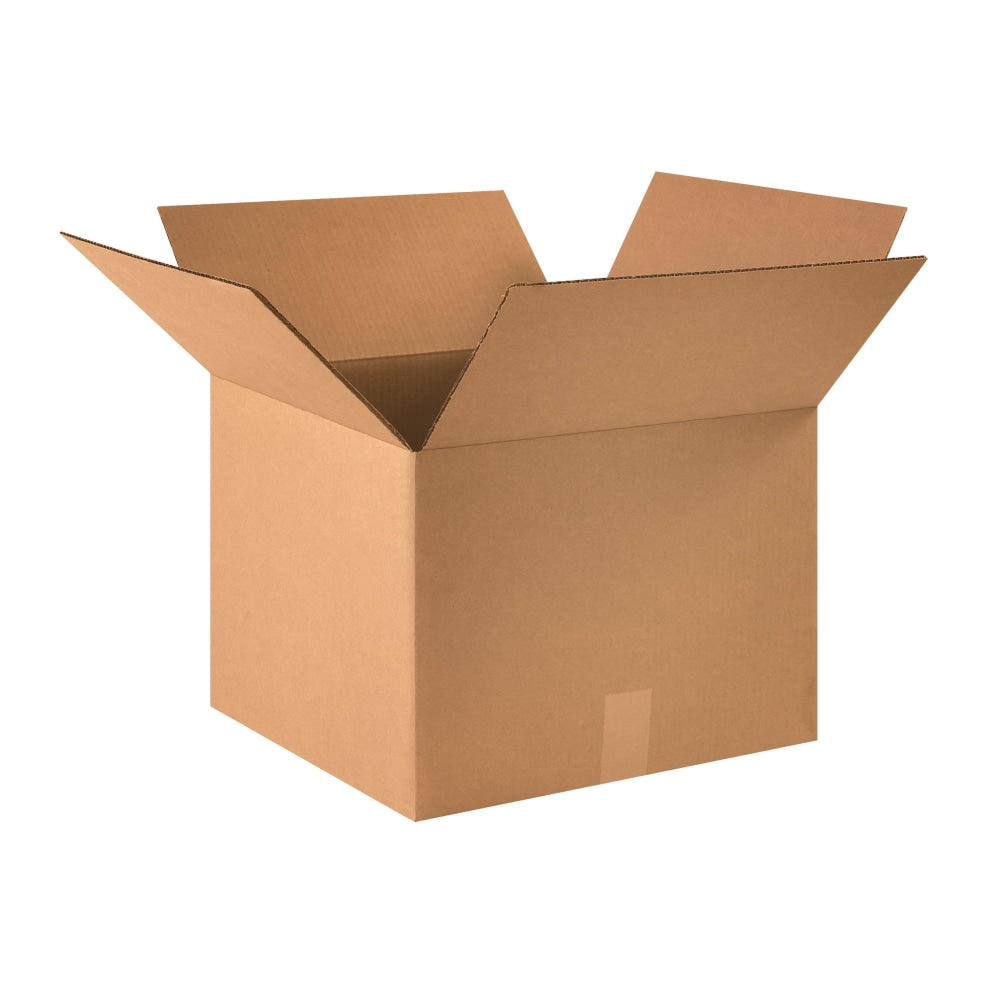 Partners Brand Corrugated Boxes, 16in x 16in x 12in, Kraft, Pack Of 25
