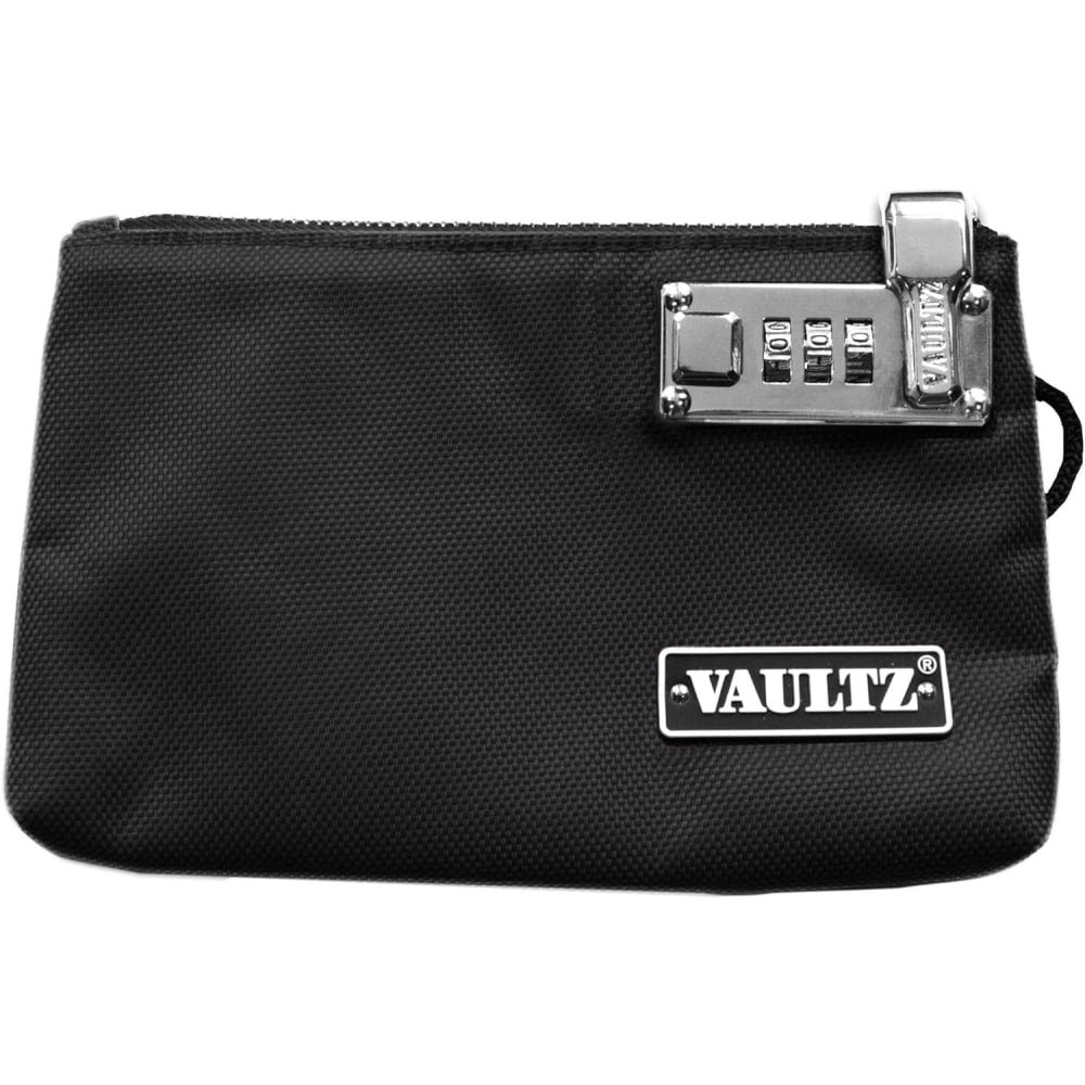 Vaultz Accessories Pouch, 7in x 10in, Black