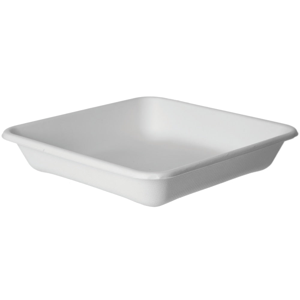 Ghent WorldView Renewable & Recyclable Sugarcane Take Out Containers, 9in, Pack Of 200 Containers