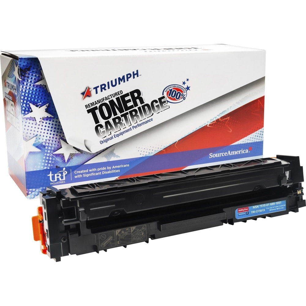 SKILCRAFT Remanufactured Laser Toner Cartridge 202X - Cyan - 1 / Carton - 2500 Pages