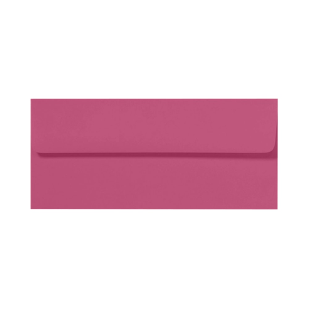 LUX #10 Envelopes, Peel & Press Closure, Magenta, Pack Of 50