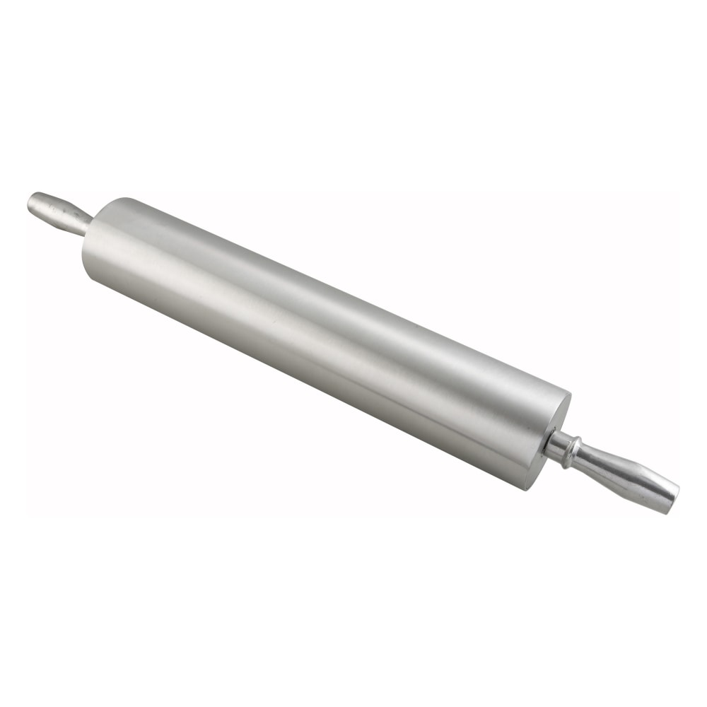 Winco Rolling Pin, 18in, Silver