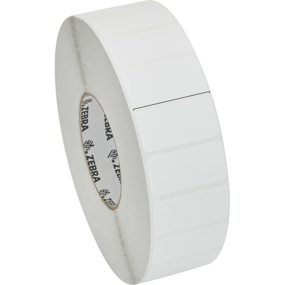 Zebra Label Paper 2x 1in Direct Thermal Zebra Z-Perform 2000D 3 in core - 2inx 1in - Permanent Adhesive - 10000298