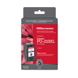 Office Depot Remanufactured Black High-Yield Ink Cartridge Replacement For Canon PG-210XL