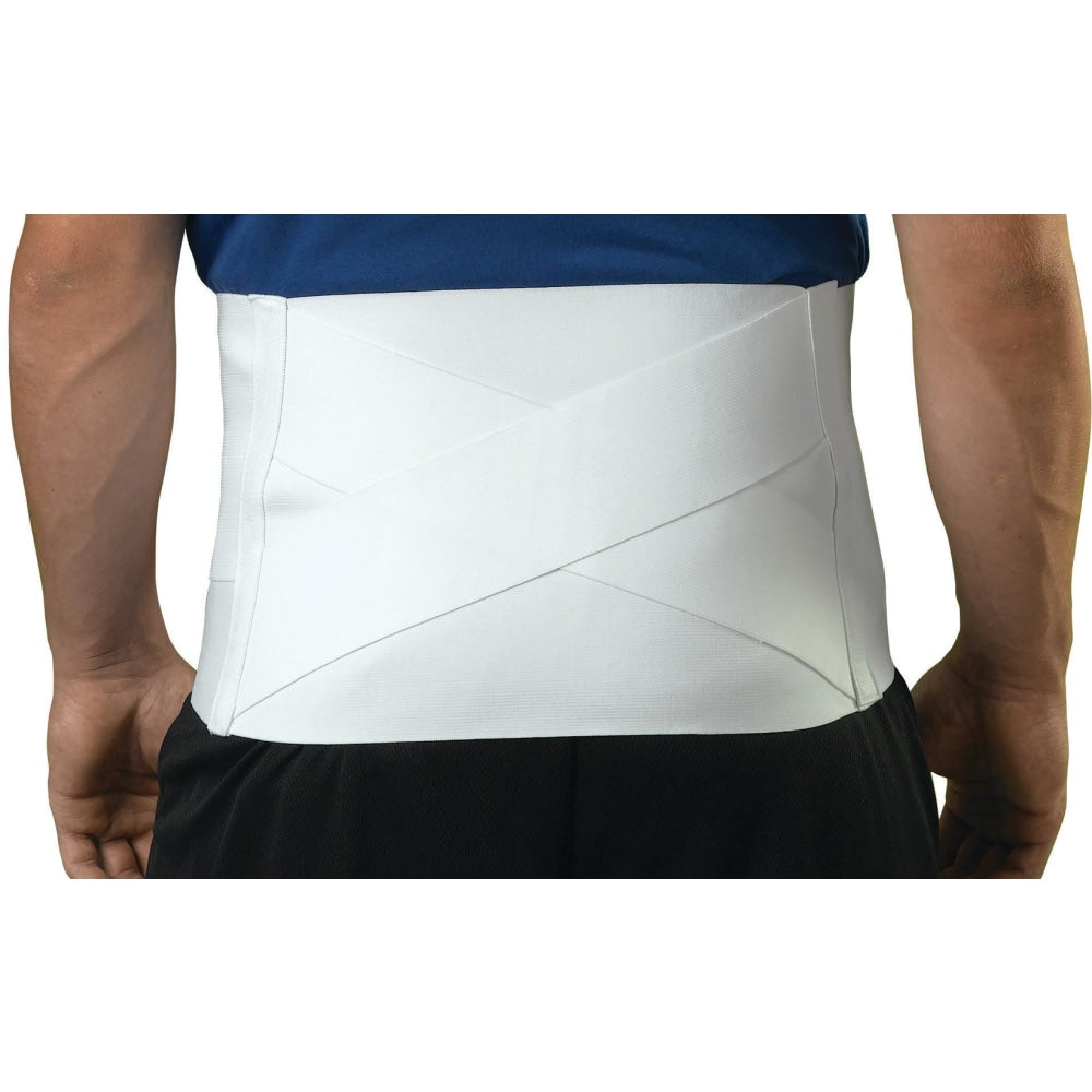 Medline Criss-Cross Back Support, 37 - 41in, Large, White