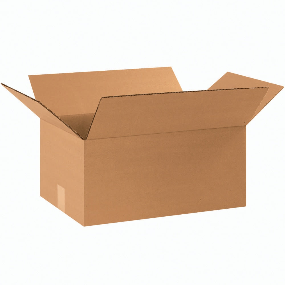 Corrugated Box, 10in x 8in x 6in, Kraft