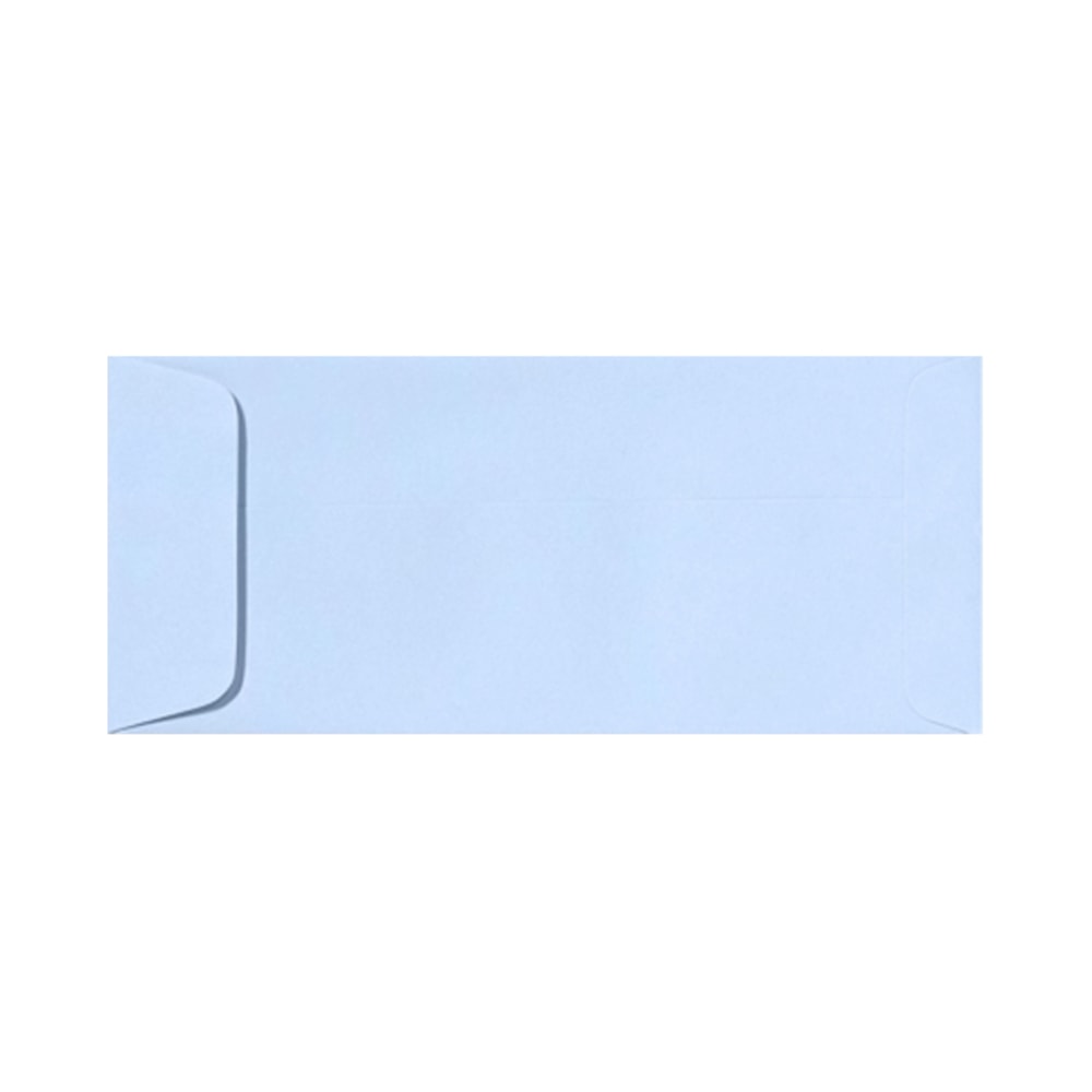 LUX Open-End Envelopes, #10, Peel & Press Closure, Baby Blue, Pack Of 50