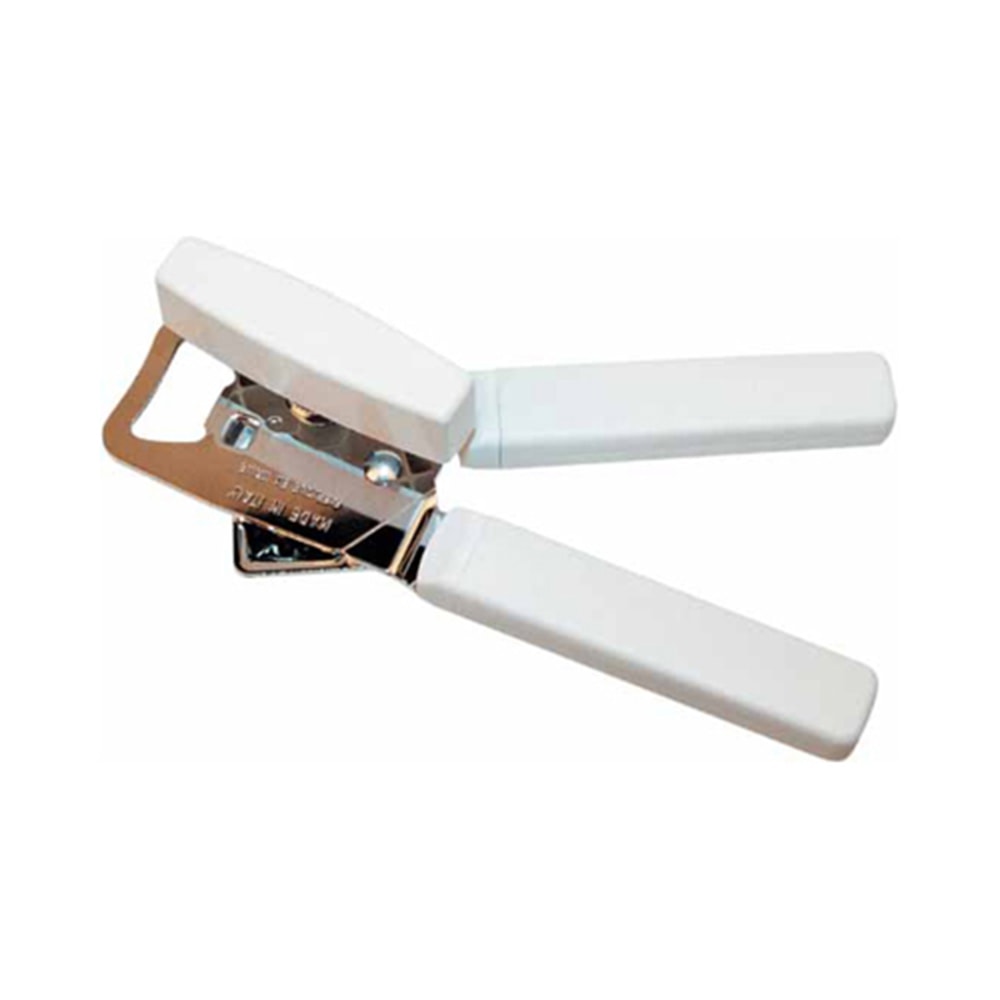 Winco Manual Stainless-Steel Can Opener, 7in, White