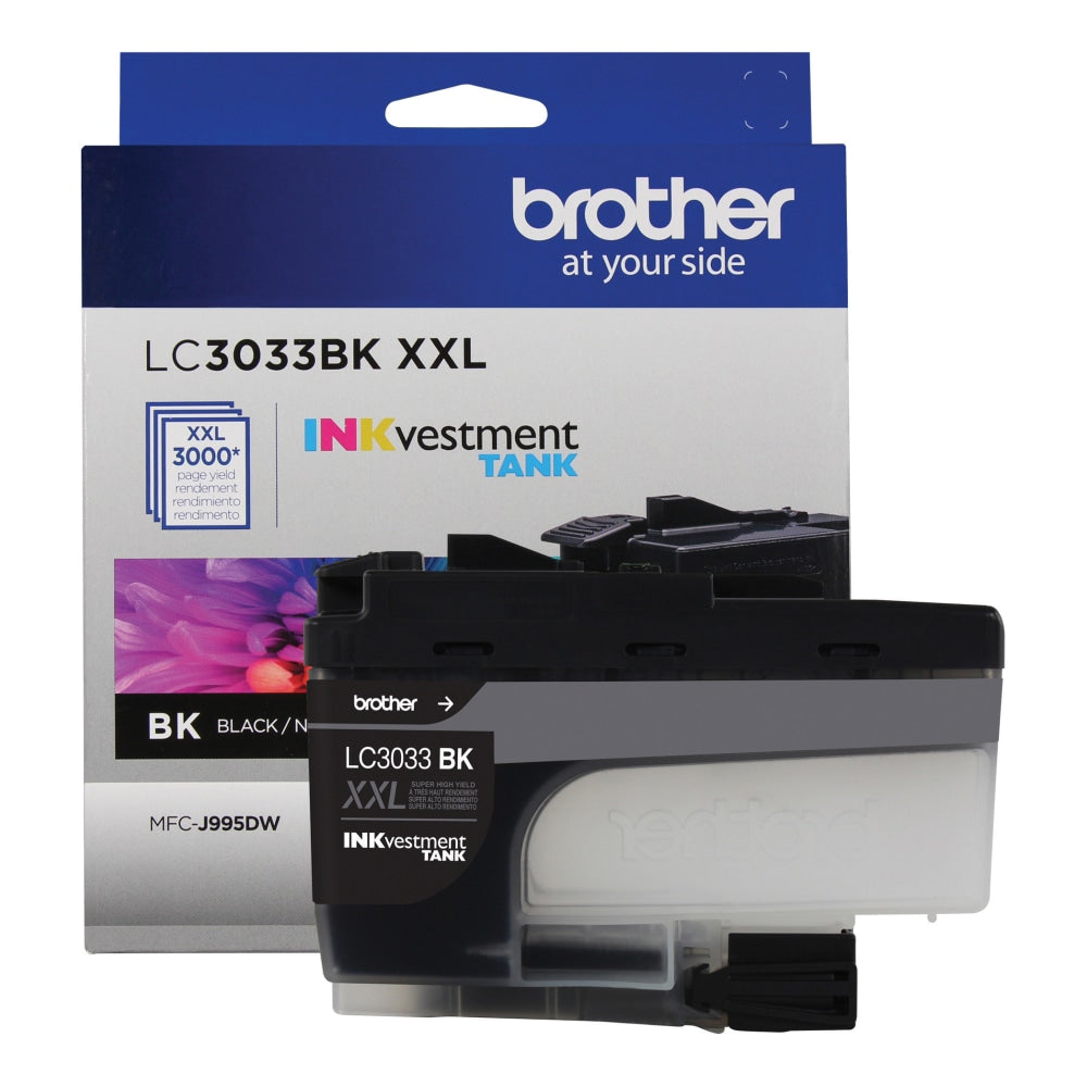 Brother LC3033 Black Super-High-Yield Ink Cartridge, LC3033BKS
