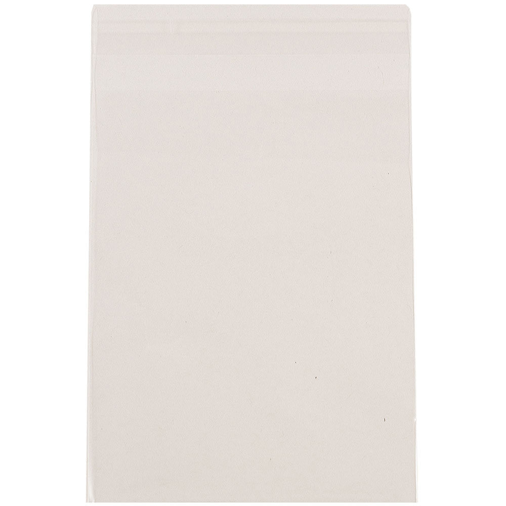 JAM Paper Self-Adhesive Cello Sleeve Envelopes, 4 5/8in x 5 7/8in, Clear, Pack Of 100