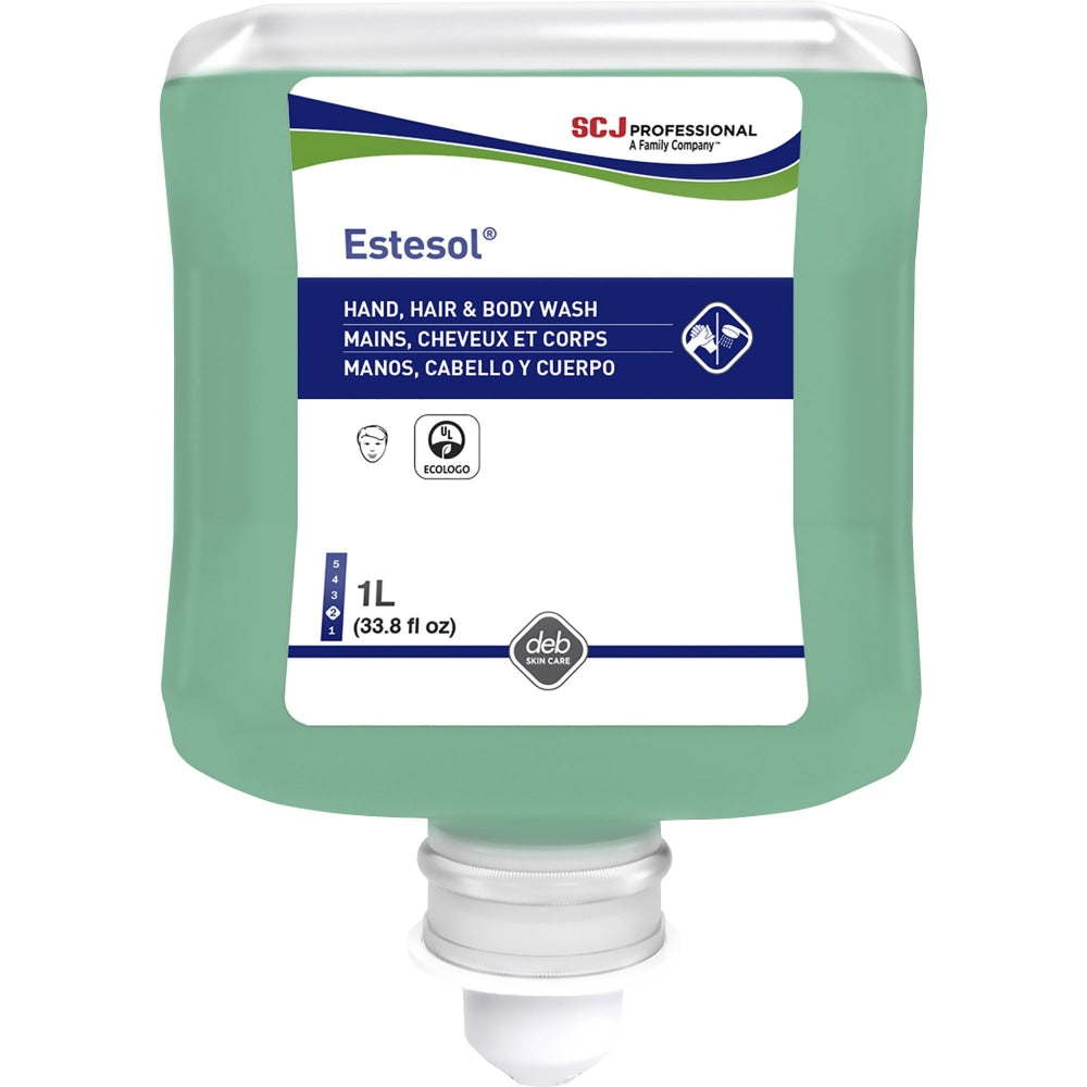 SC Johnson Estesol Hand, Hair & Body Cleaner - Rainforest Scent - 1.06 quart - Dirt Remover, Grime Remover, Soil Remover, Grease Remover - HAB1L