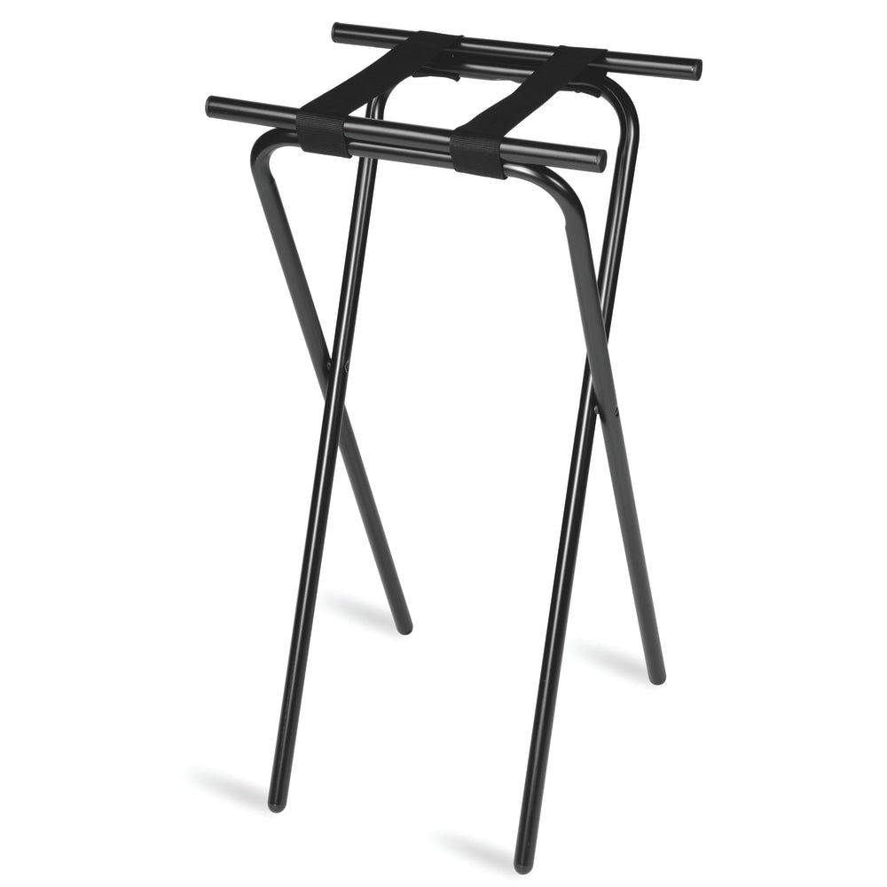 CSL Deluxe Steel Back Saver 36inH Tray Stand, Black, Pack Of 6 Stands