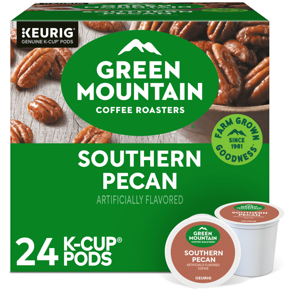 Green Mountain Coffee Roasters Single-Serve Coffee K-Cup Pods, Southern Pecan, 24 Count