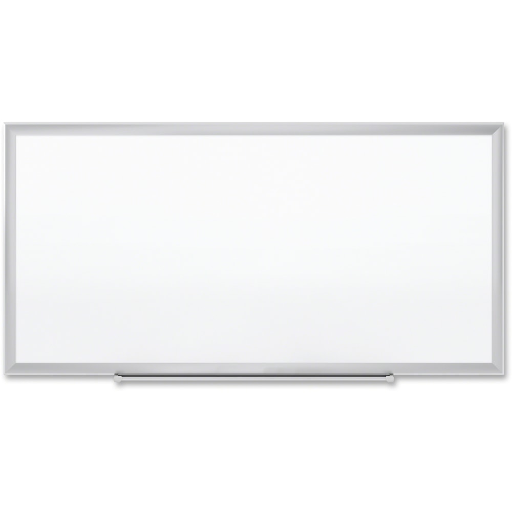 Quartet Magnetic Porcelain Dry-Erase Whiteboard, 48in x 96in, Aluminum Frame With Silver Finish