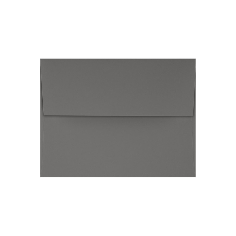 LUX Foil-Lined Invitation Envelopes A4, Peel & Press Closure, Smoke/Silver, Pack Of 50
