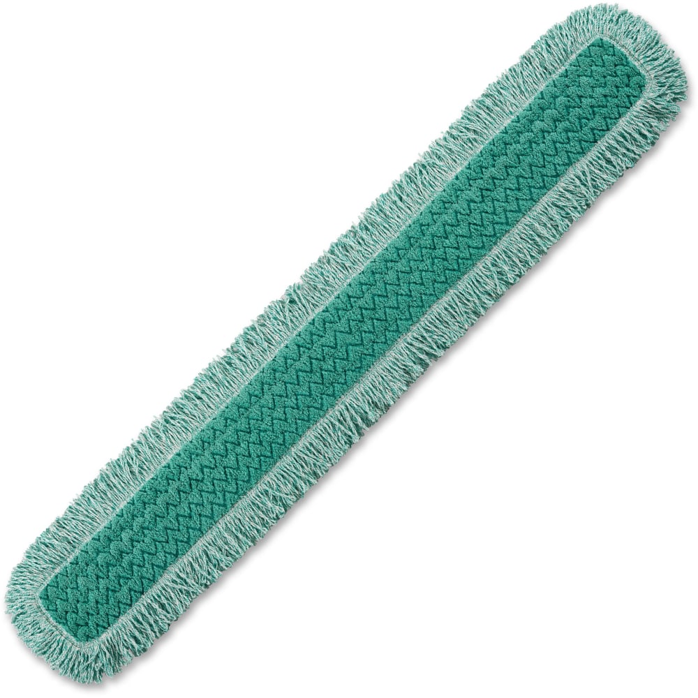 Rubbermaid Commercial HYGEN 48in Fringed Dust Mop Pad - 48in Width - MicroFiber - 6 / Carton