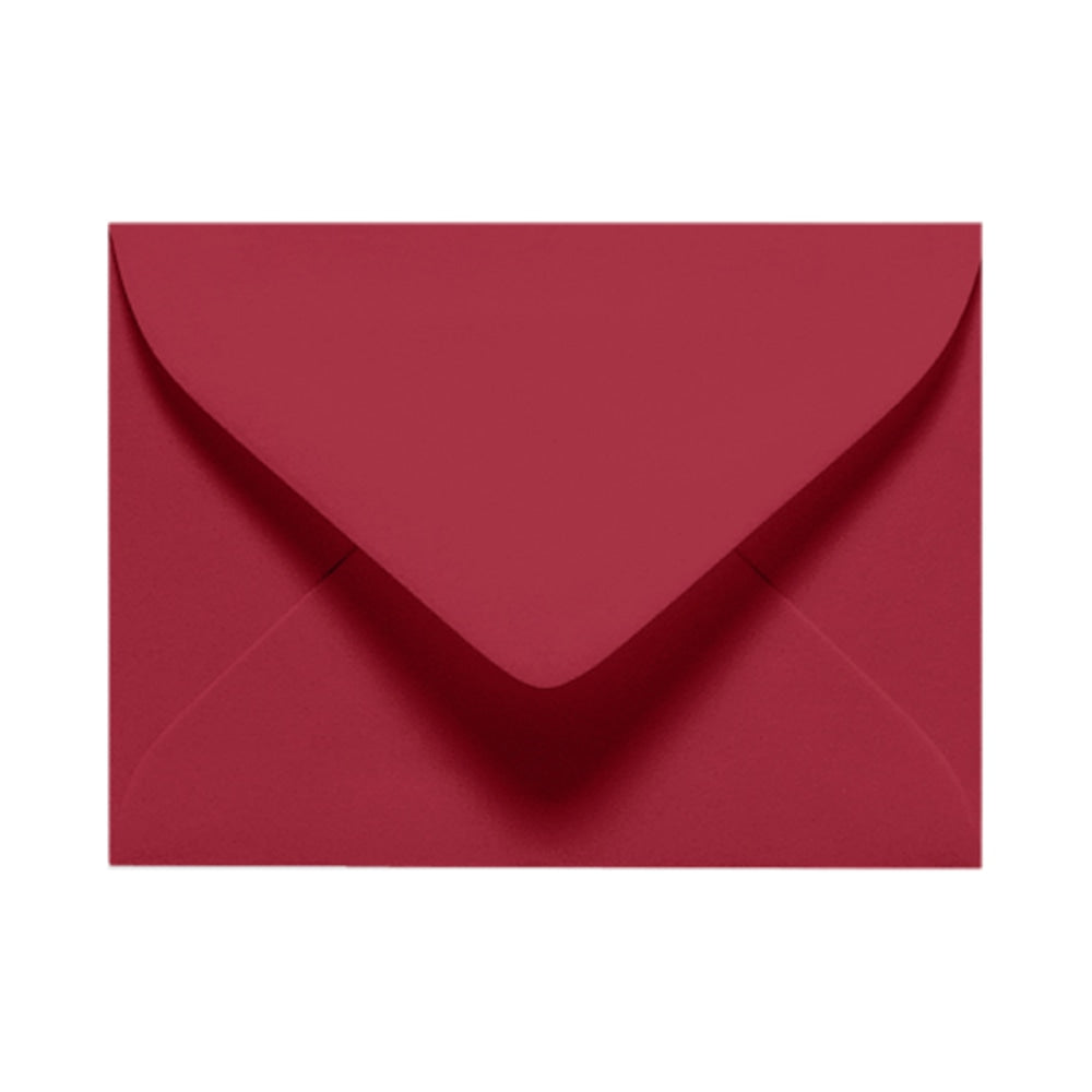 LUX Mini Envelopes, #17, Gummed Seal, Garnet Red, Pack Of 500