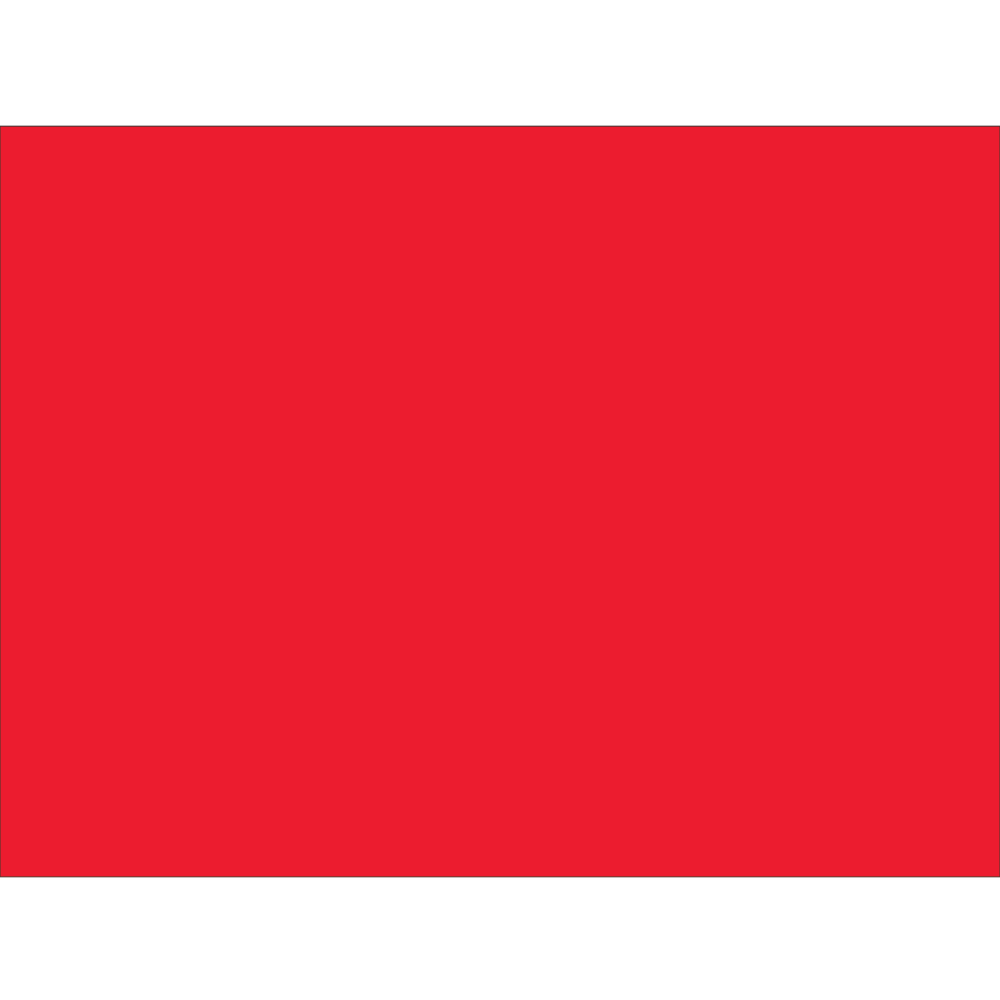 Tape Logic WriteOn Inventory Labels, DL631G, Rectangle, 4in x 2 3/4in, Fluorescent Red, Roll Of 500