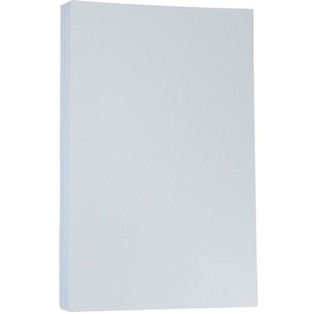 JAM Paper Legal Card Stock, Baby Blue, Legal (8.5in x 14in), 80 Lb, Pack Of 50