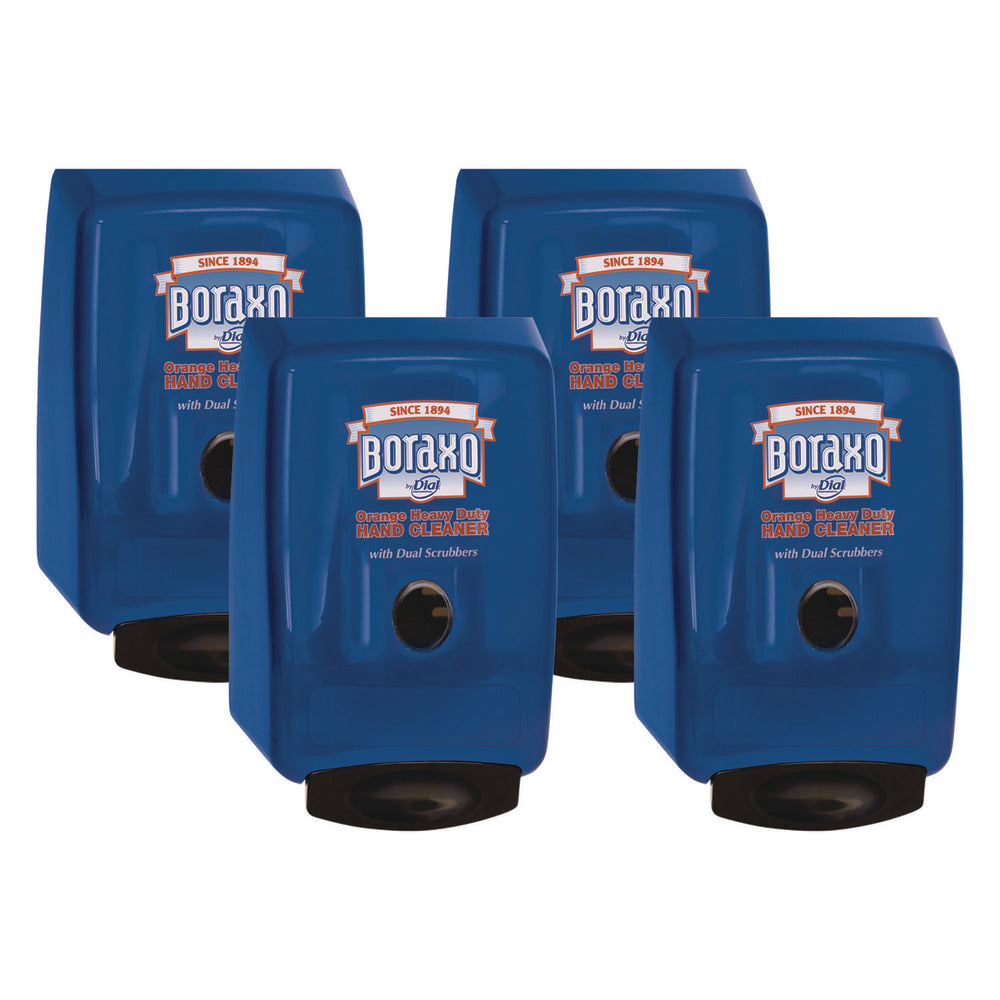 Boraxo2L Dispenser for Heavy Duty Hand Cleaner, 6.75 x 4.98 x 10.49, Blue, 4/Carton