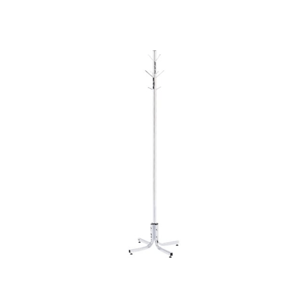 Safco - Coat rack - 8 hooks - steel - chrome