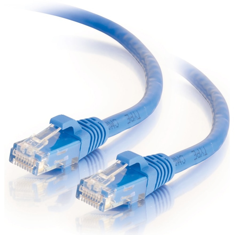 C2G 10ft Cat6 Snagless Unshielded UTP Ethernet Network Patch Cable (RJ45 M/M), Blue, Standard RJ45 Connectors, 5600pf/100m - Category 6 - 27143
