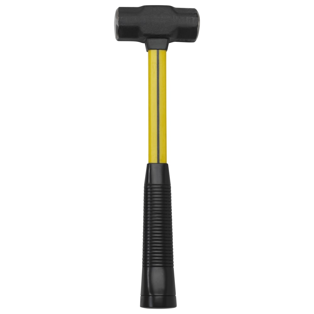 Blacksmiths Double-Face Steel-Head Sledge Hammer, 3 lb, 14 in Classic Handle