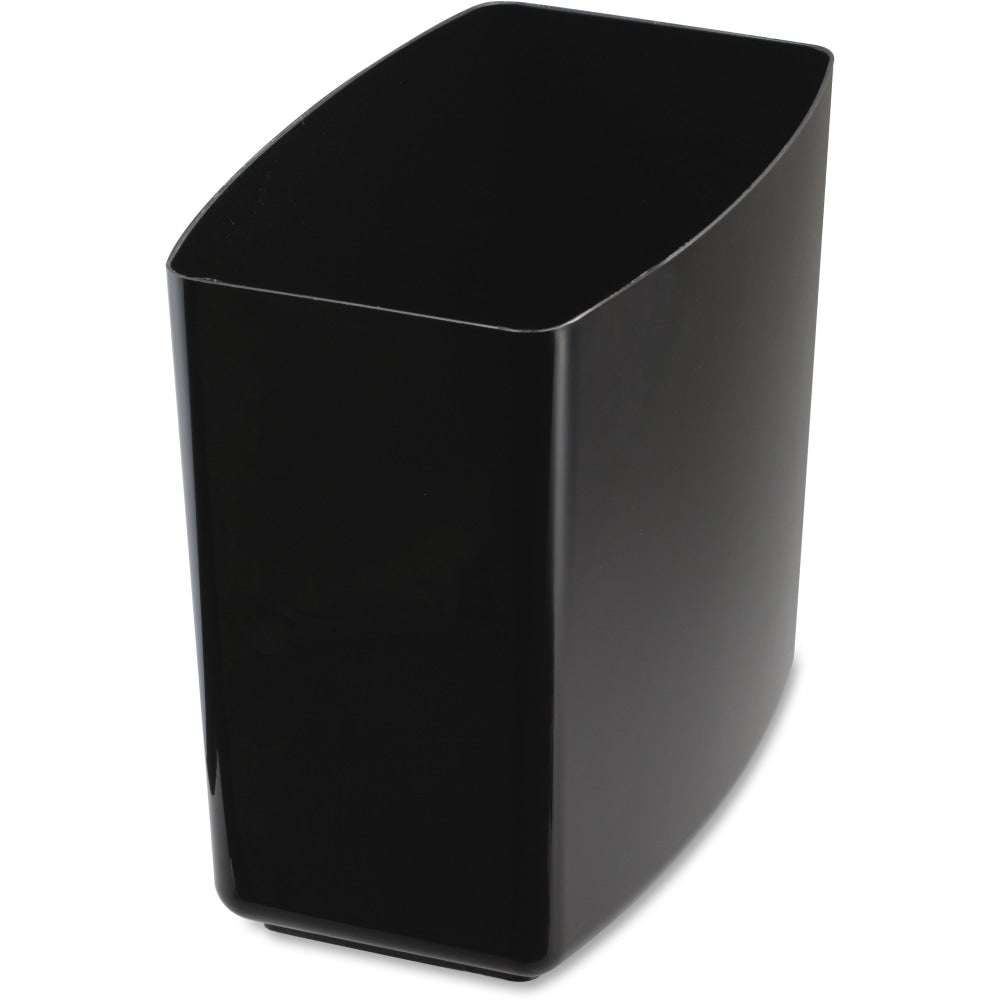 OIC 2200 Series Wastebasket, 5 Gallons, Black