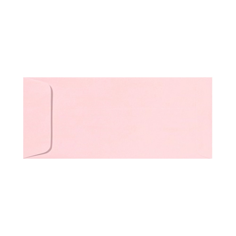 LUX Open-End Envelopes, #10, Peel & Press Closure, Candy Pink, Pack Of 50