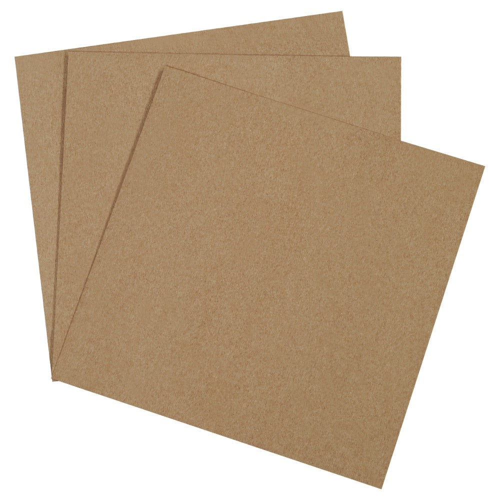 Partners Brand Chipboard Pads, 12in x 12in, Kraft, Case Of 625
