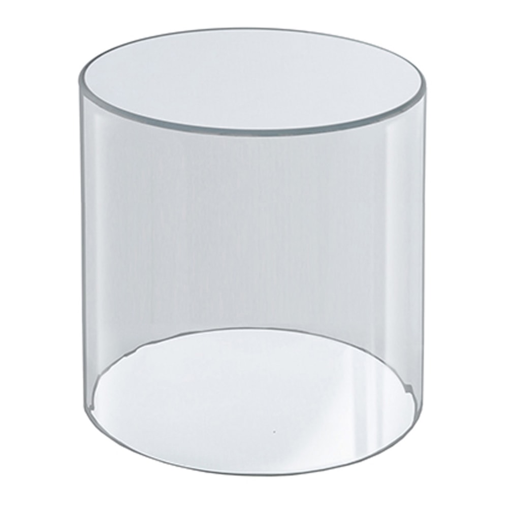 Azar Displays Acrylic Cylinder, Small Size, 6in x 4in, Clear